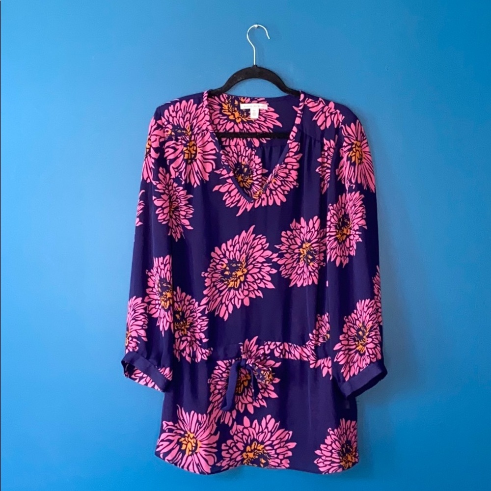 Floral blouse from Banana Republic